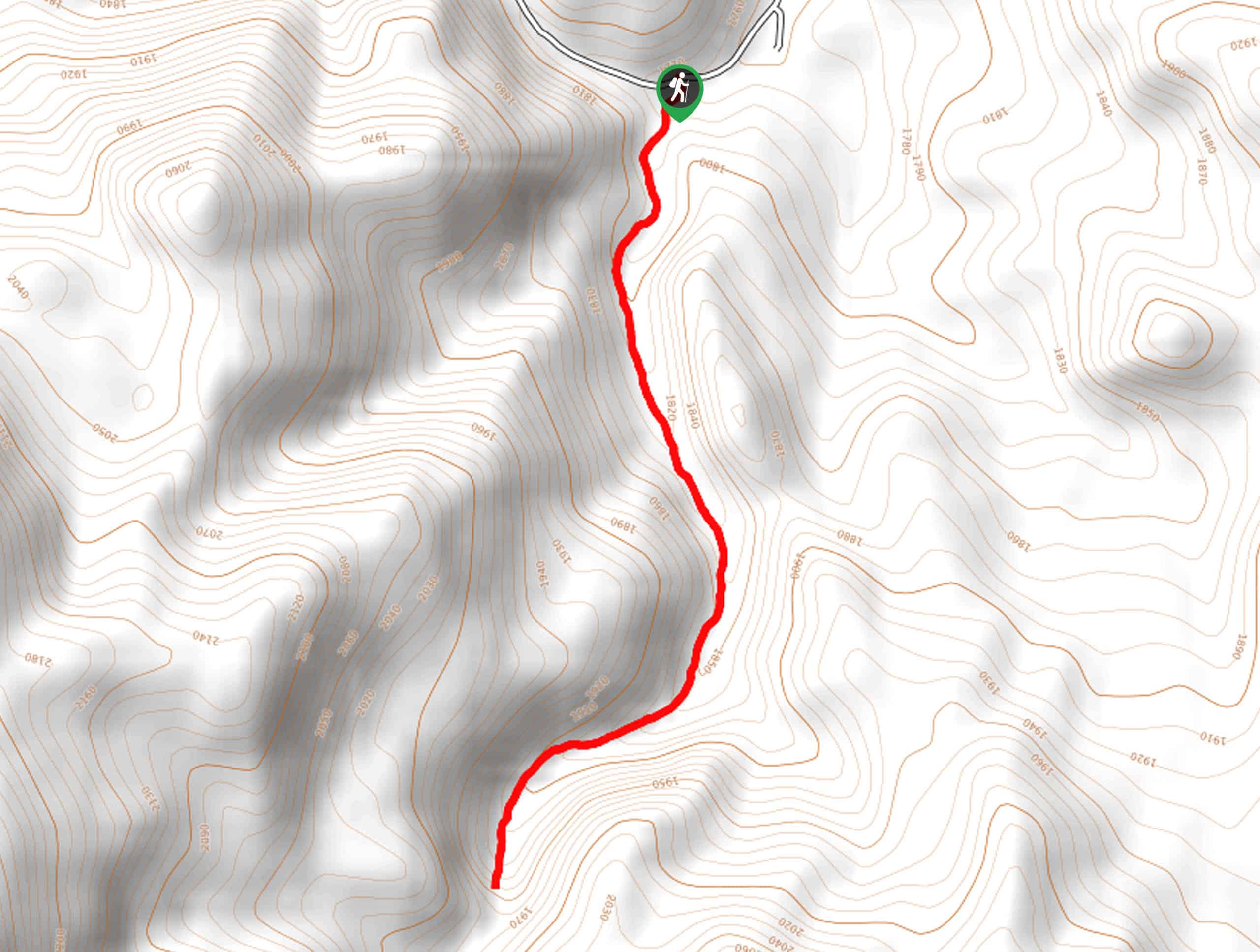 Phantom Falls Trail Map