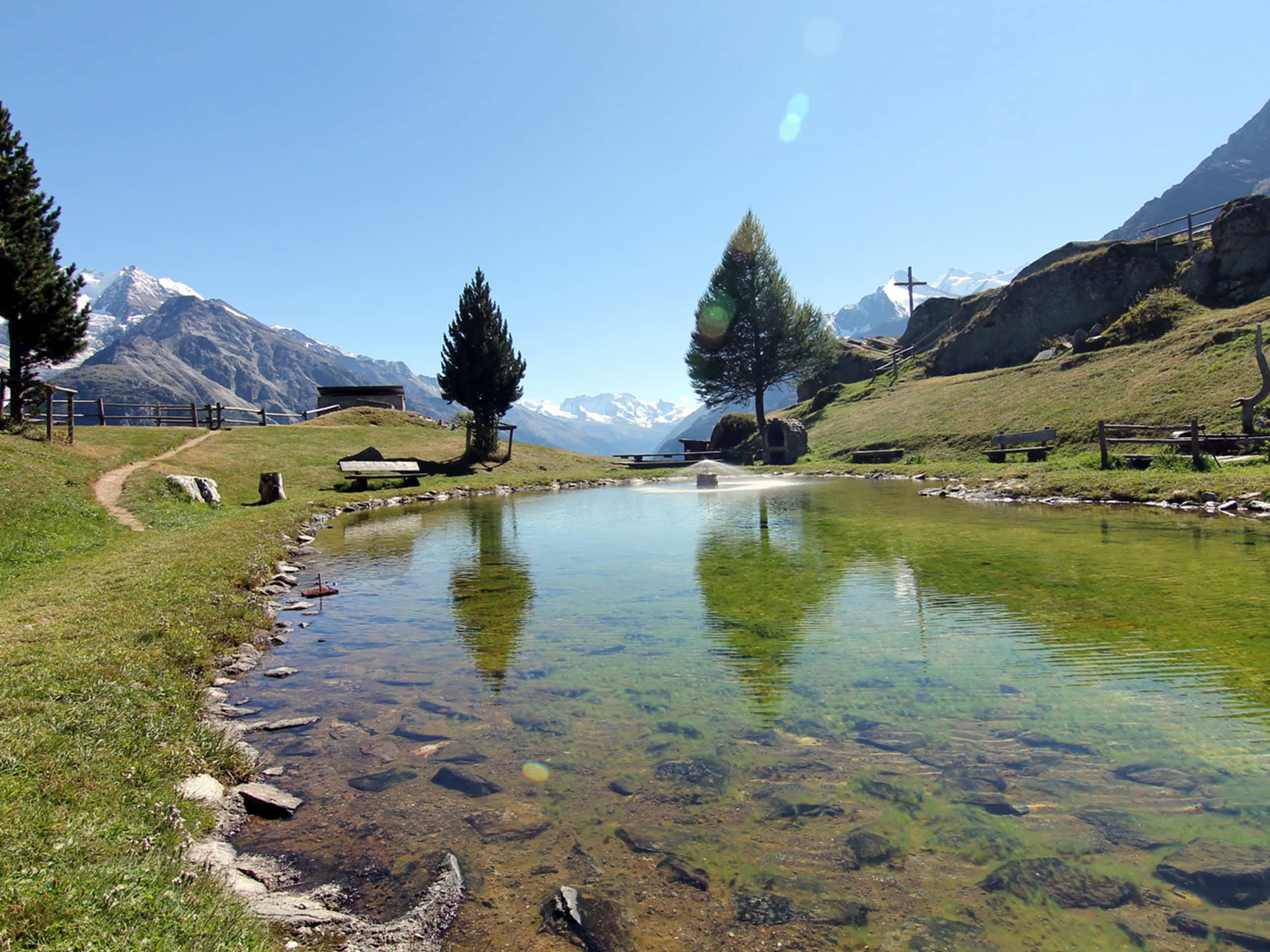 The Walker’s Haute Route to Zermatt stretches 213km