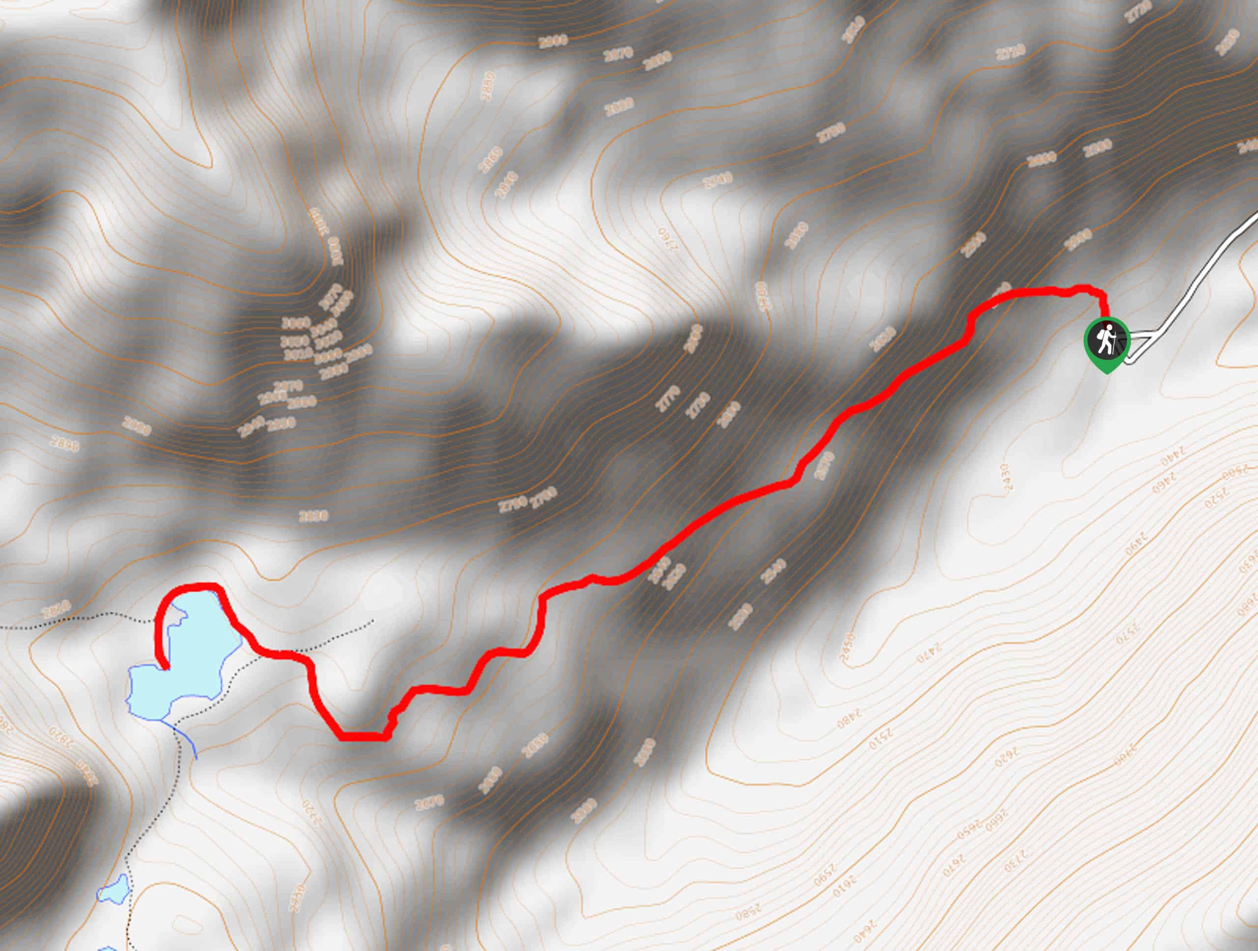 Iron Bog Lake Trail Map