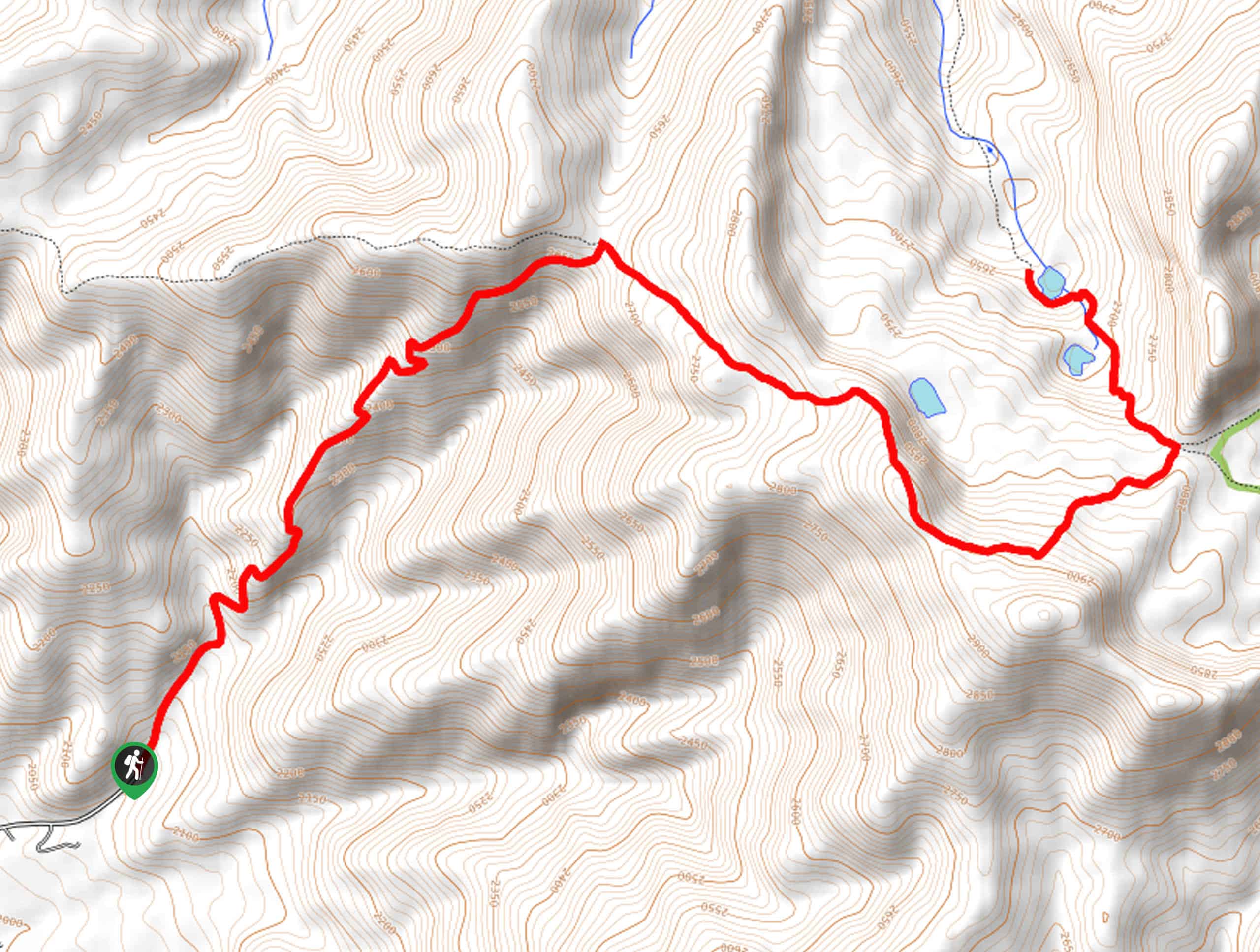 Boundary Creek Trail Map