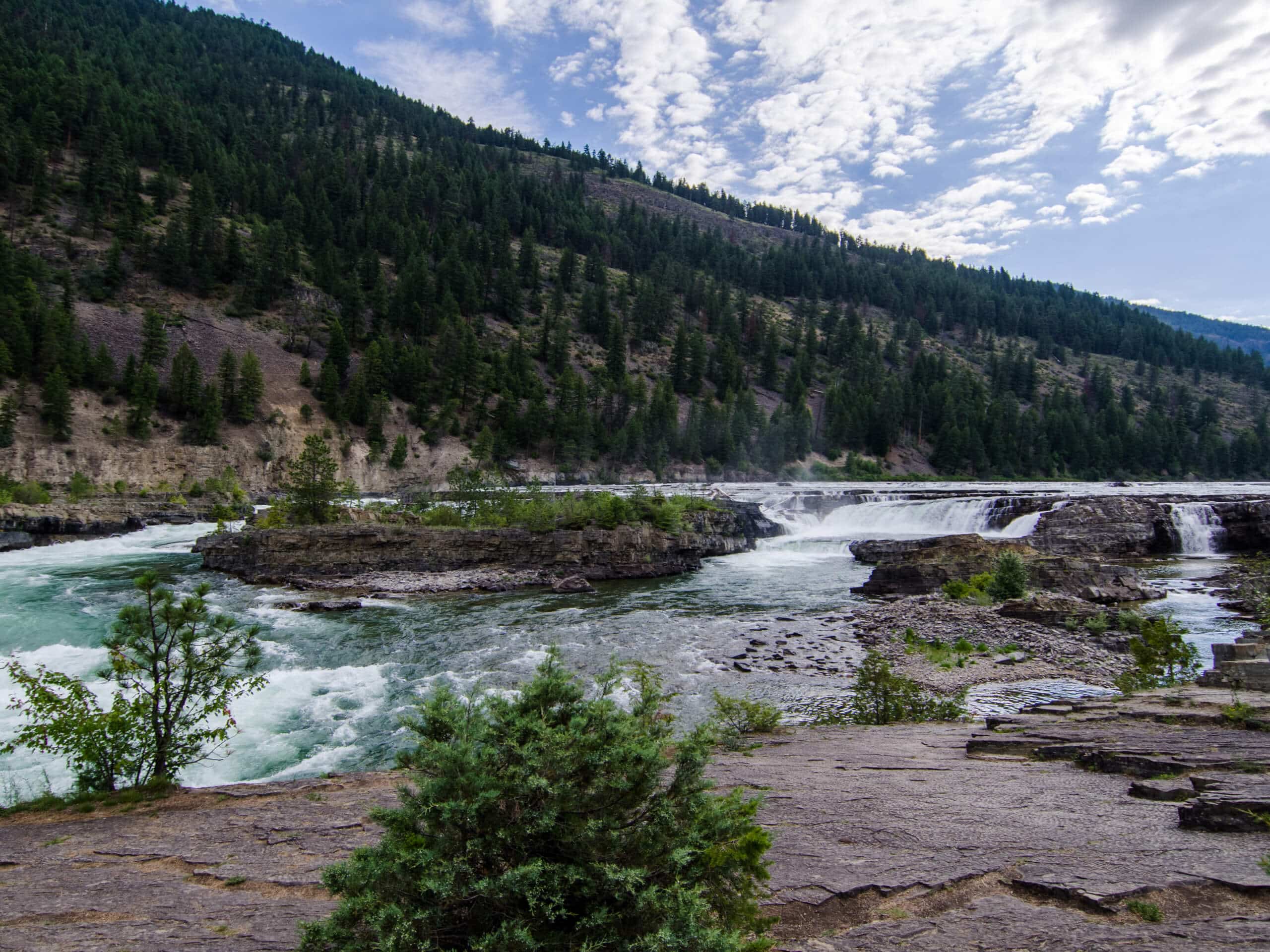 Kootenai Falls and Swinging Bridge Trail