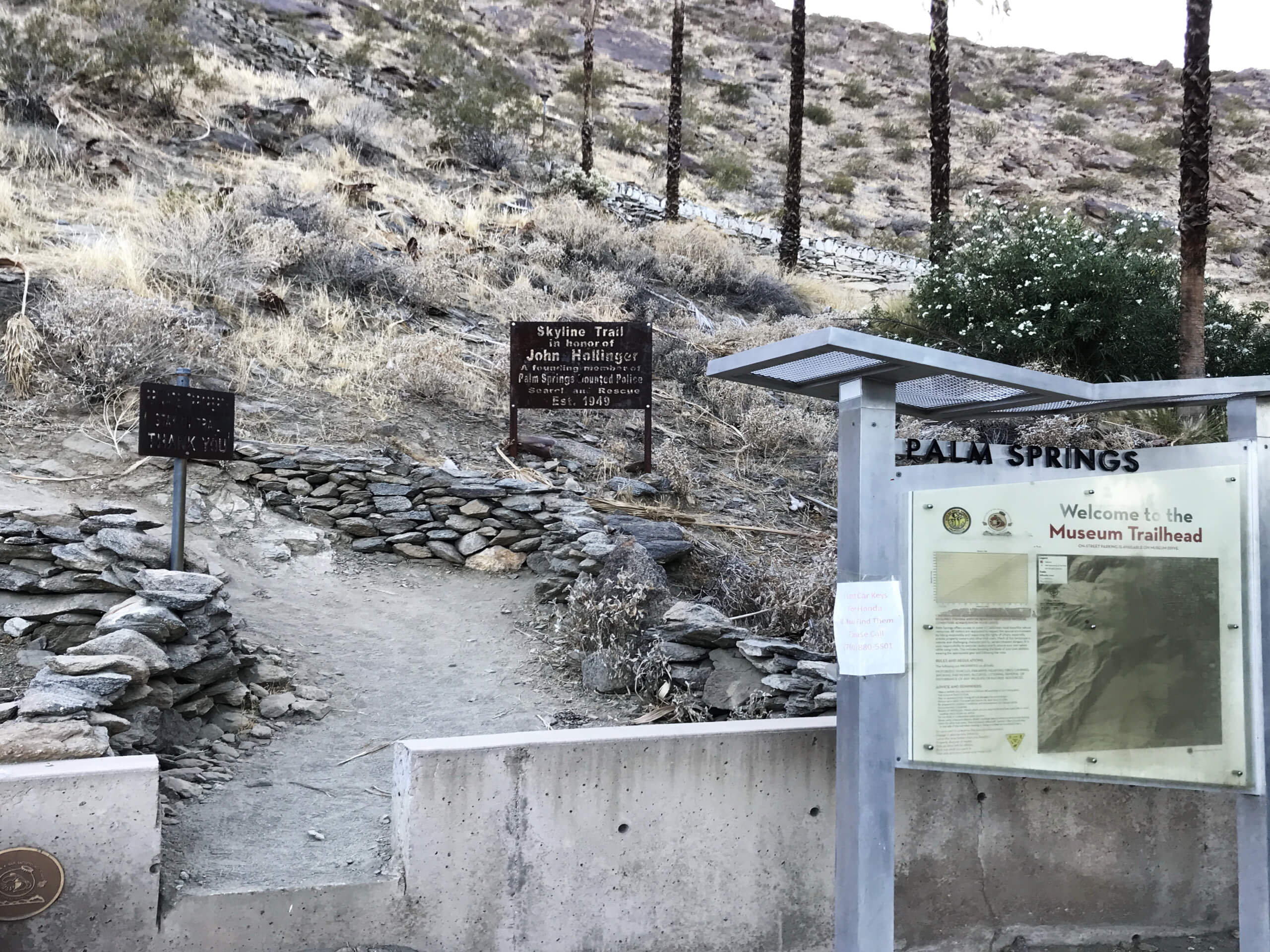 North Lykken Trail to Palm Springs Art Museum