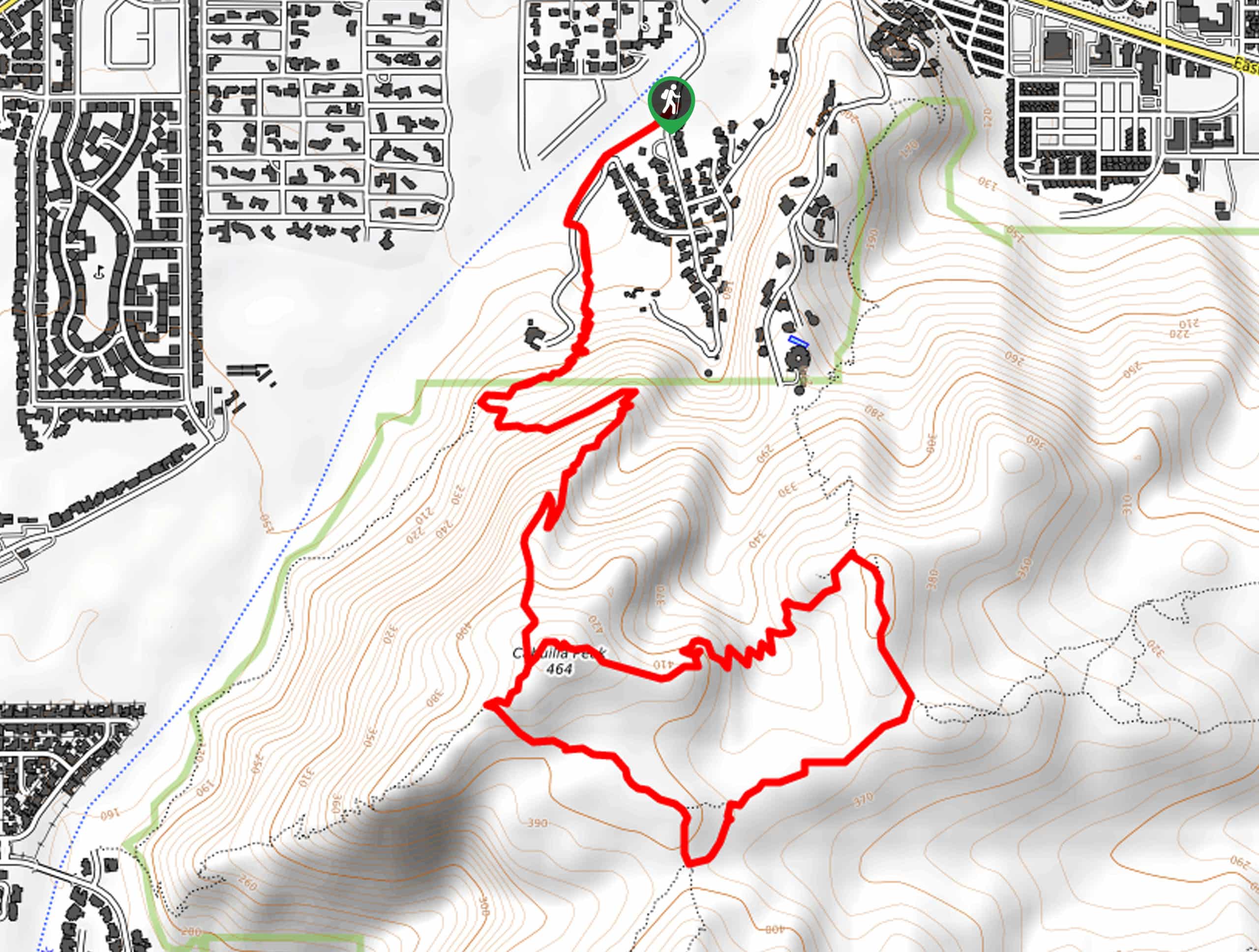 Berns Trail Map