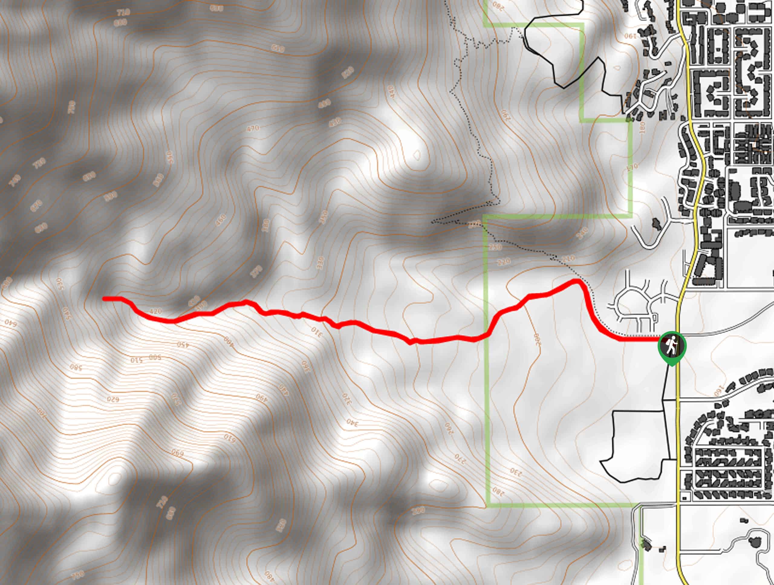 Cahuilla Canyon Trail Map