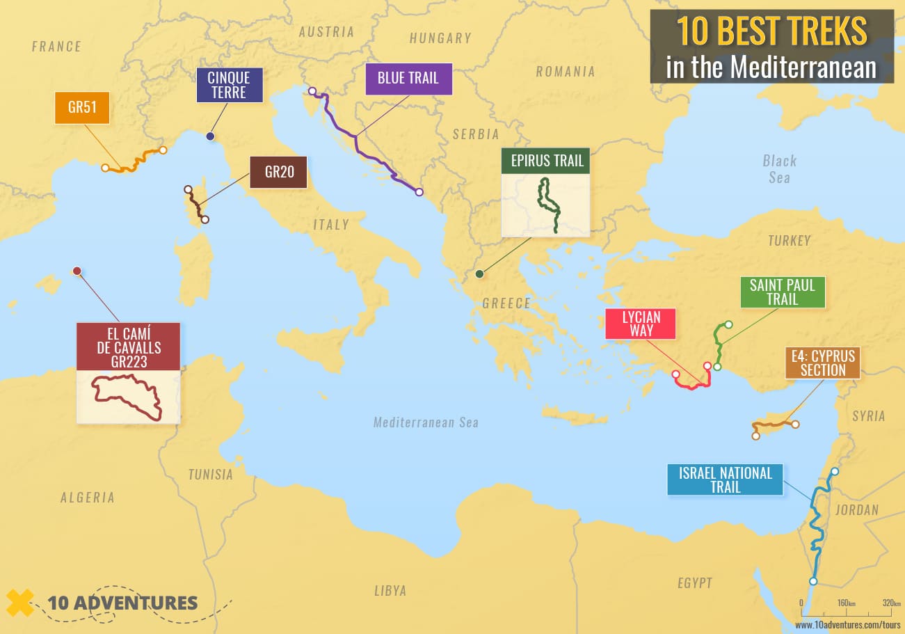 10 Best Treks in the Mediterranean