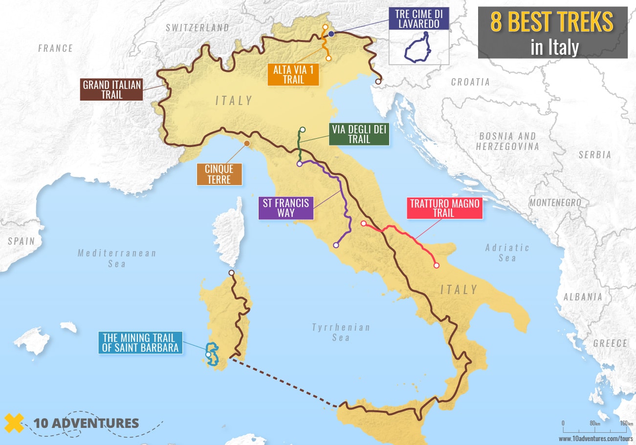 8 Best Treks in Italy