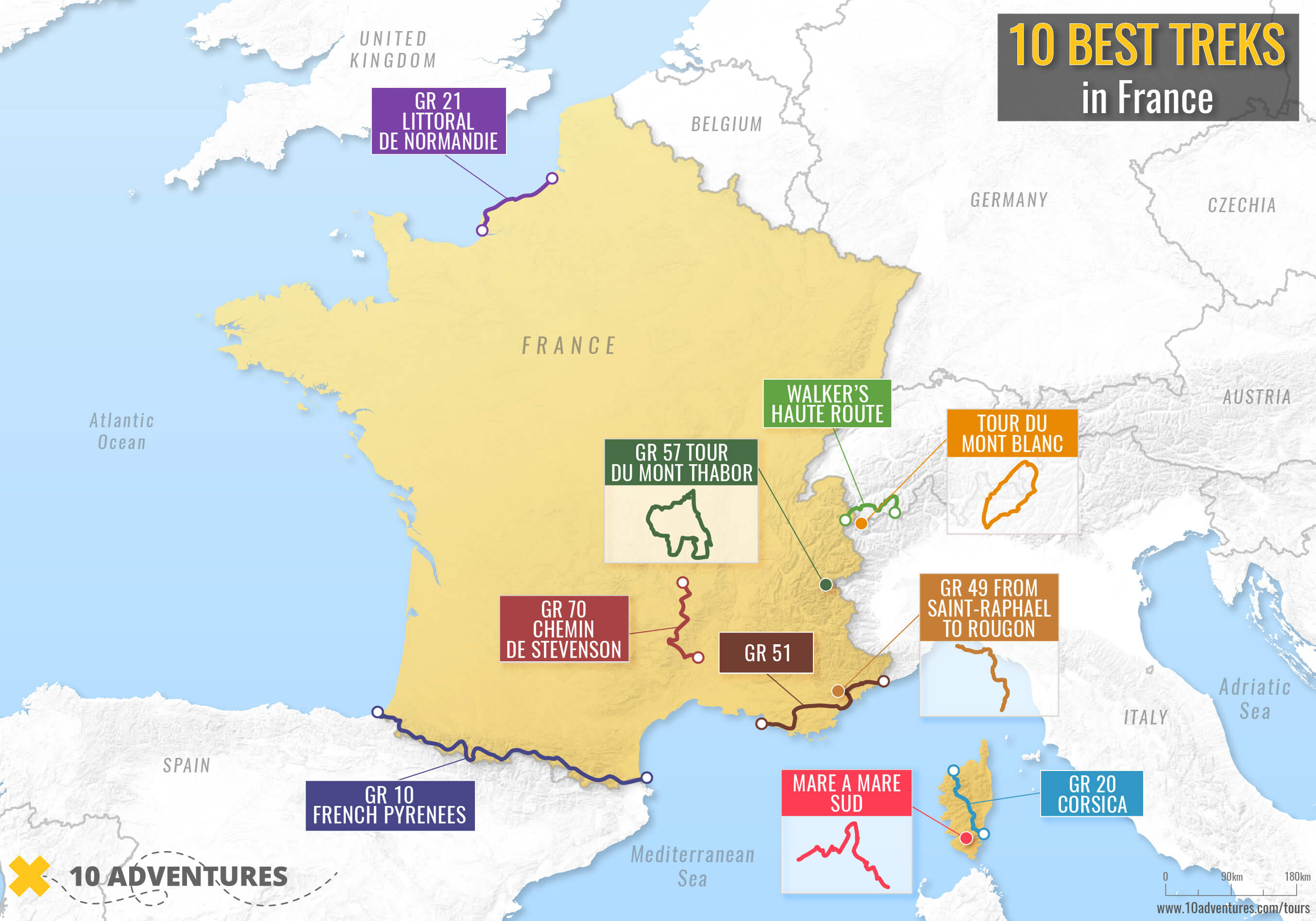 10 Best Treks France