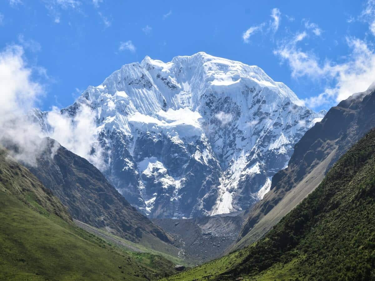 Mountain along Salkantay