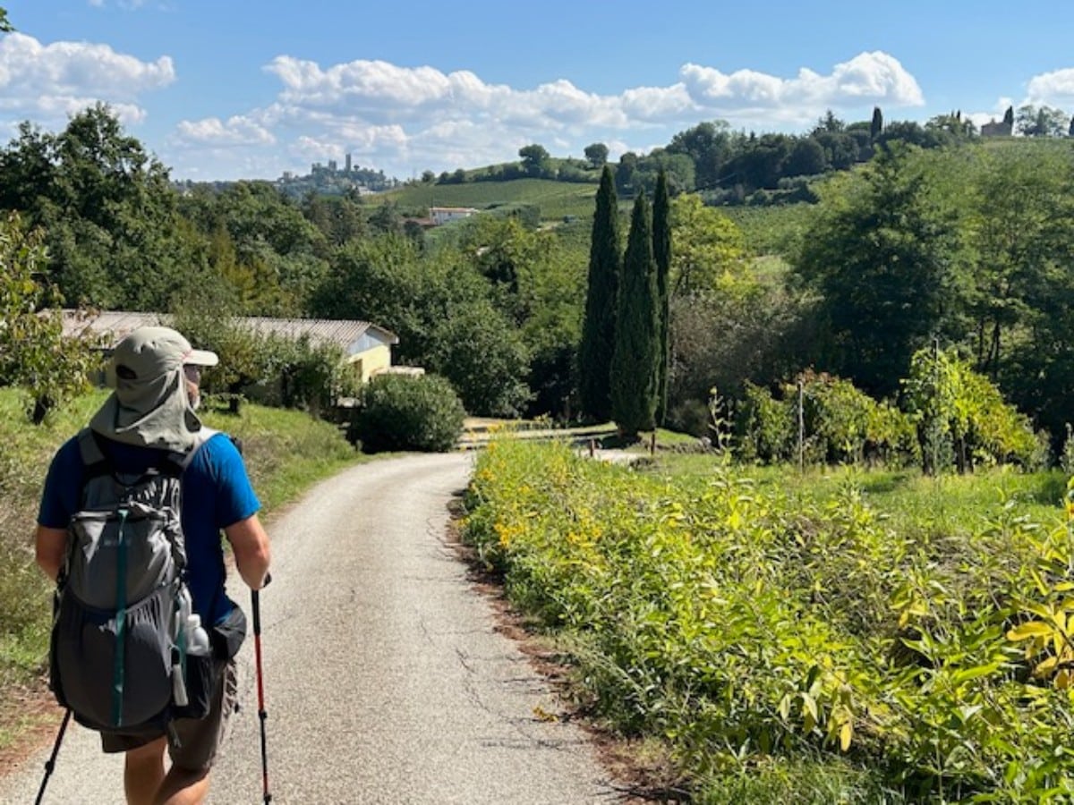 Richard Walking the Via Francigena